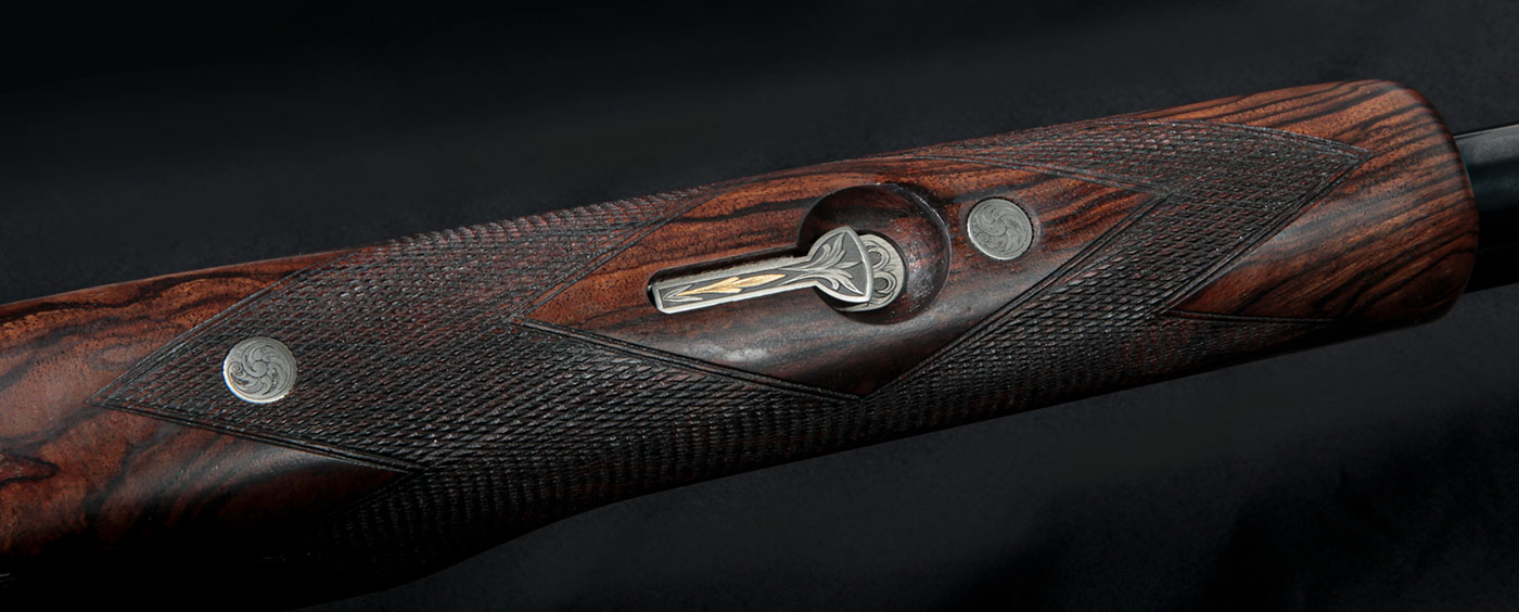 Krieghoff Custom Side Plate by Chantal Schaschl