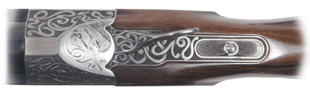 Krieghoff Custom Dogs Engraving