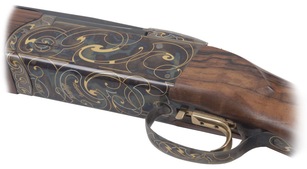 Krieghoff Custom Colour Case Engraving