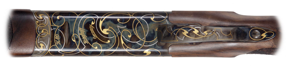 Krieghoff Custom Colour Case Engraving