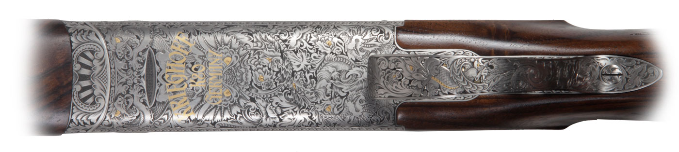 Krieghoff Custom Dragon Engraving