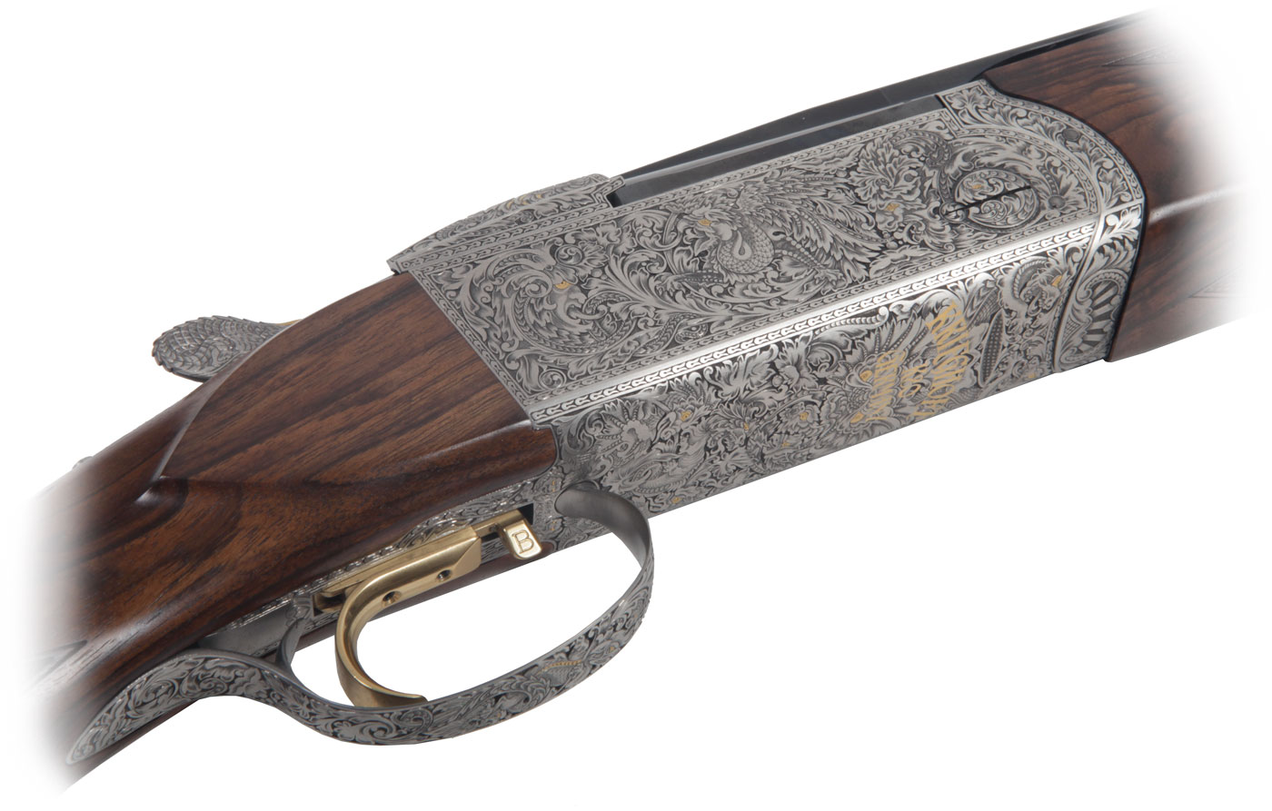 Krieghoff Custom Dragon Engraving