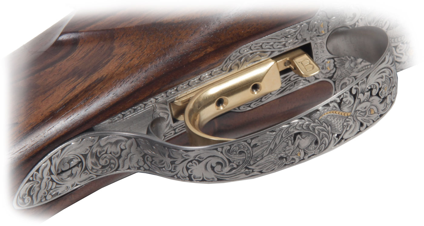 Krieghoff Custom Dragon Engraving