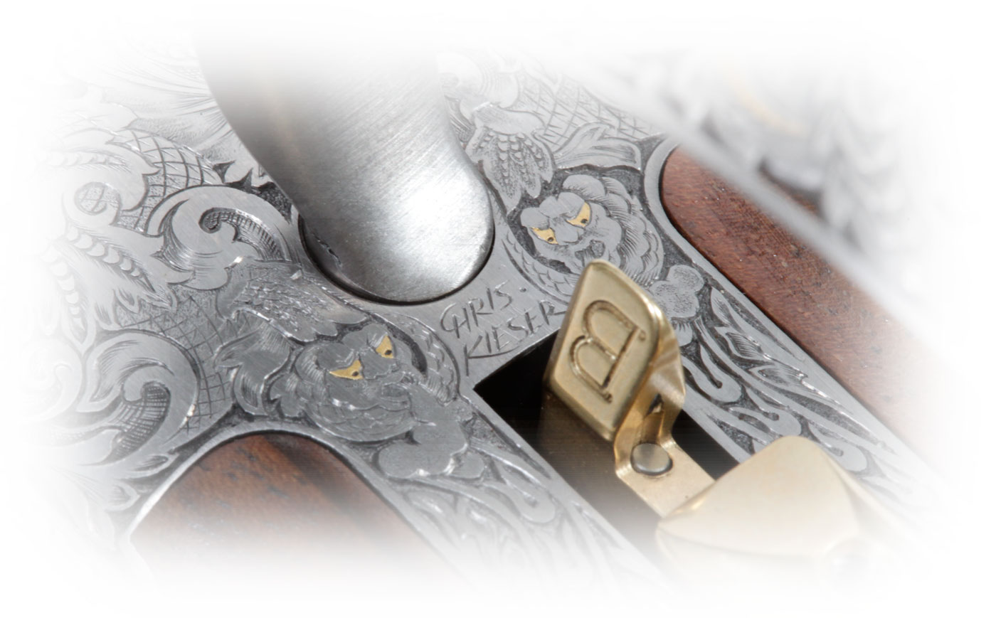 Krieghoff Custom Dragon Engraving