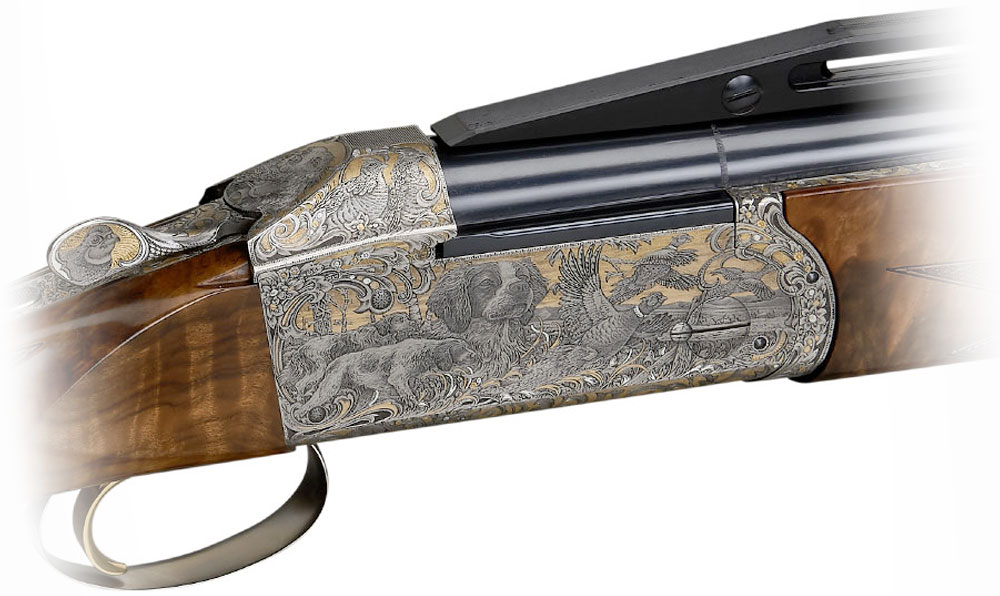 Krieghoff Custom Dogs Engraving