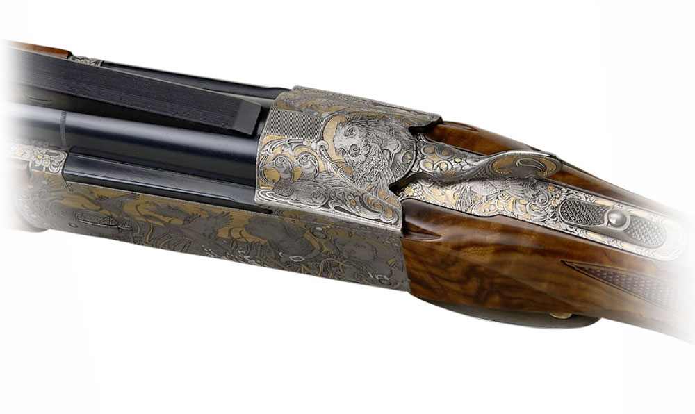 Krieghoff Custom Dogs Engraving