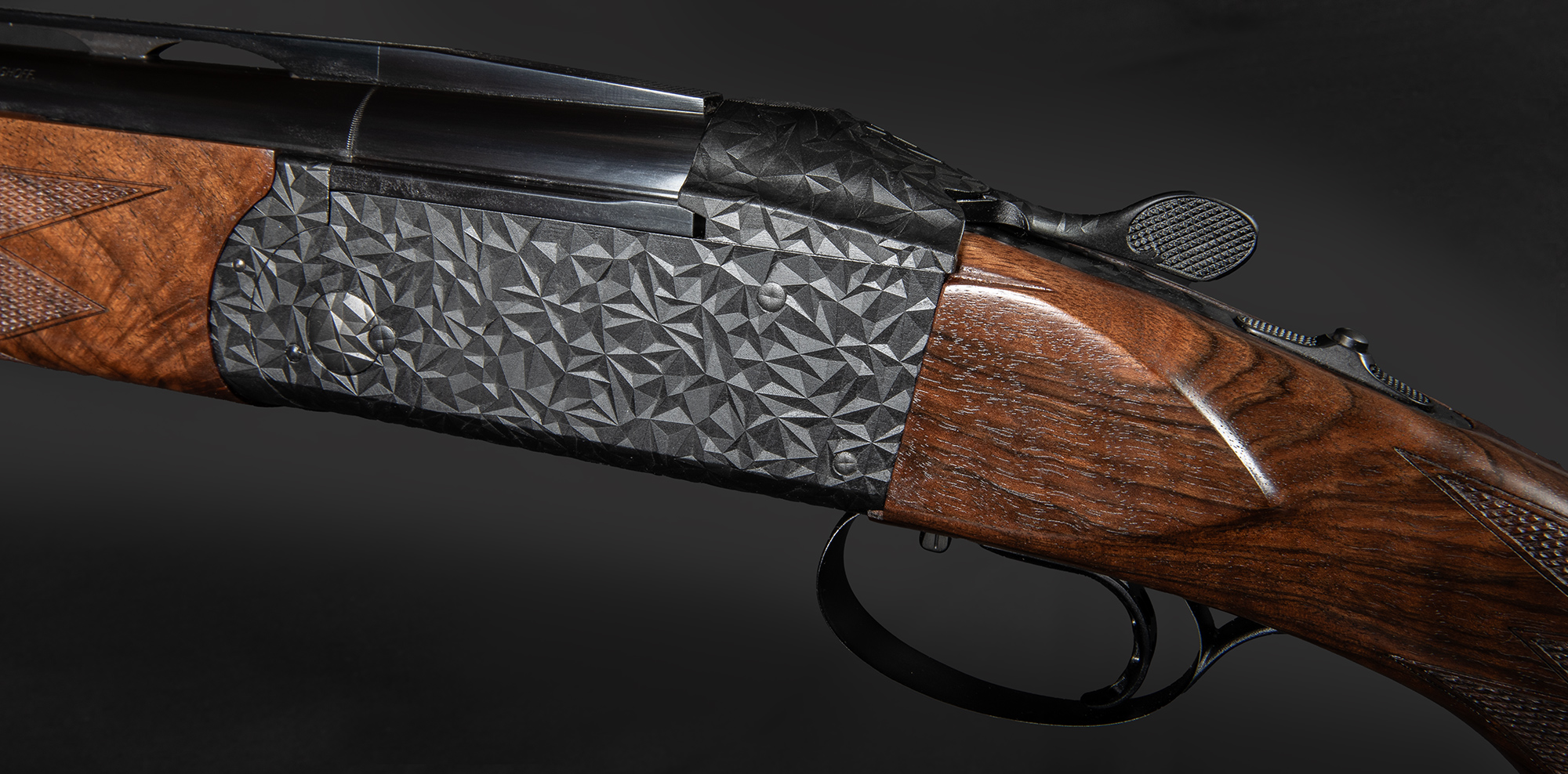 Krieghoff Rising Facets Engraving