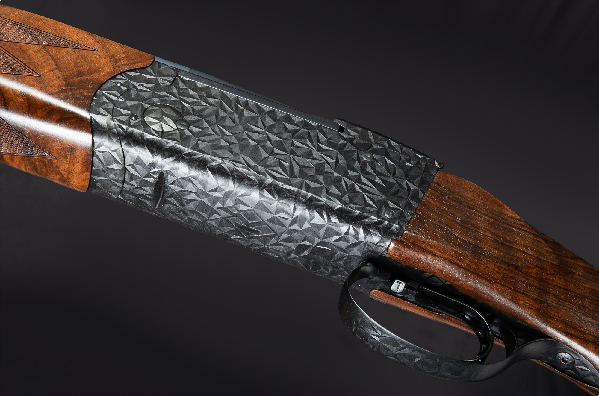 Krieghoff Rising Facets Engraving