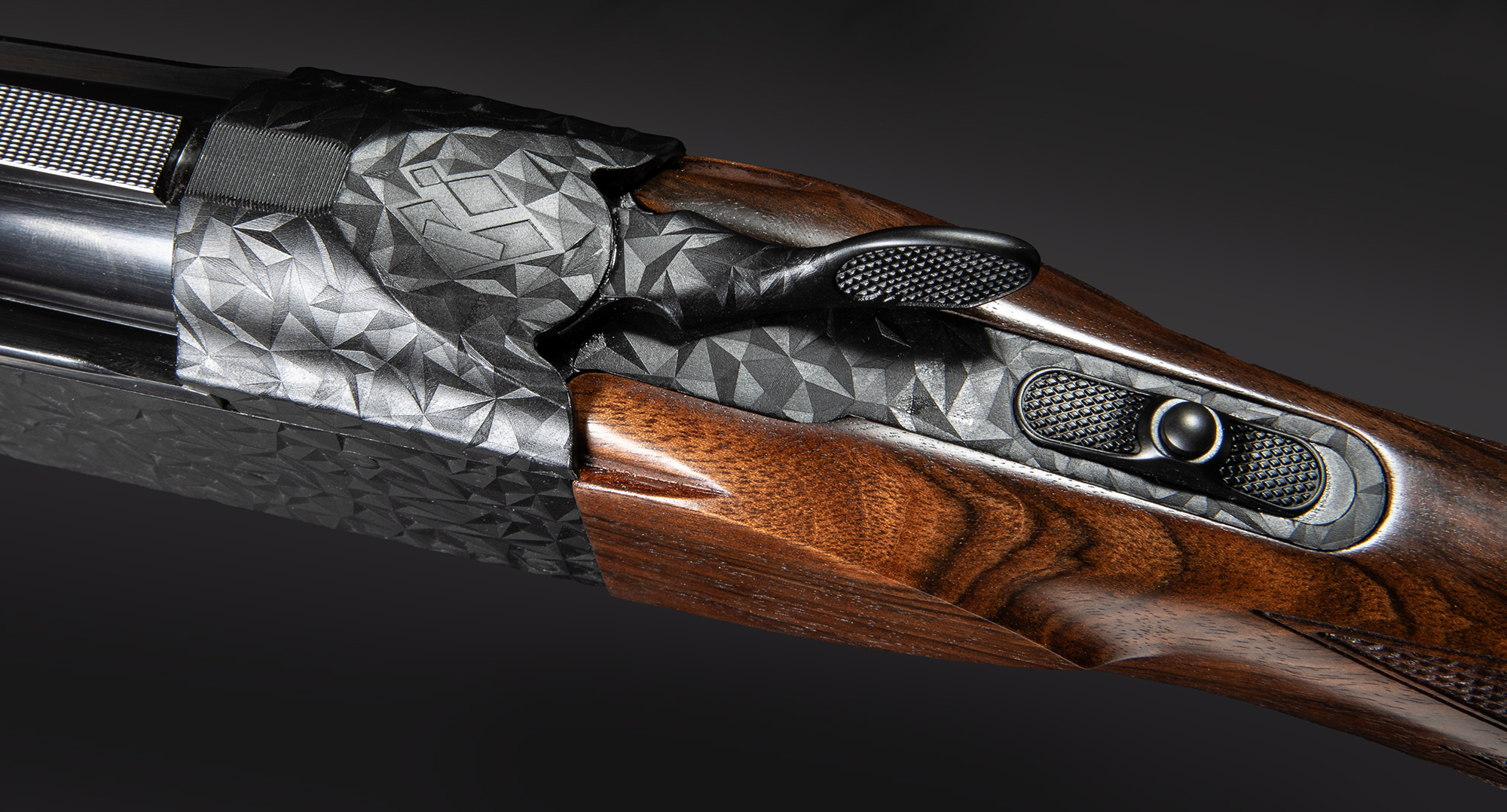 Krieghoff Rising Facets Engraving