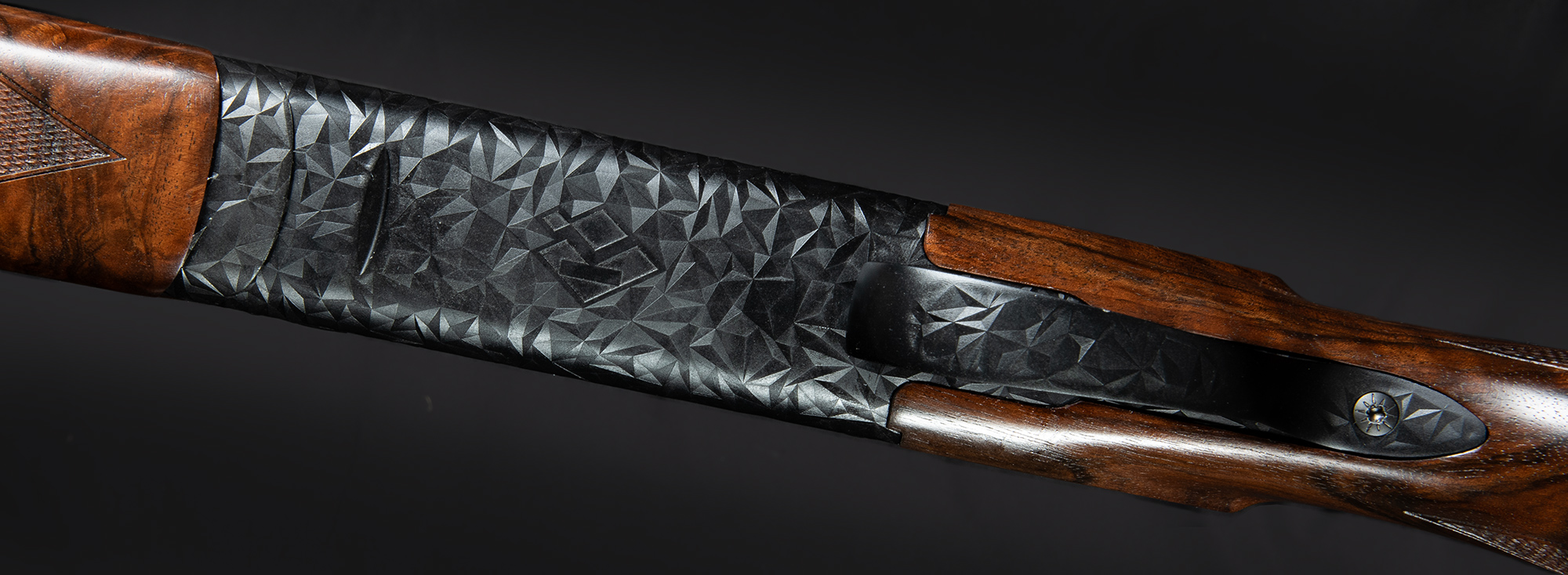 Krieghoff Rising Facets Engraving