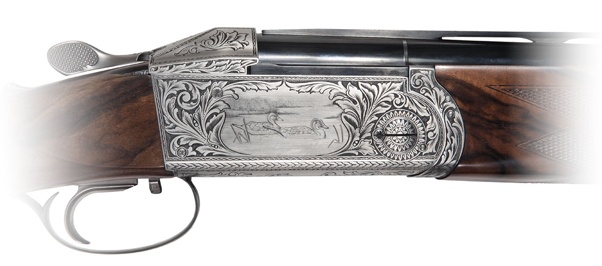 Krieghoff Waterfowl Medallion Engraving